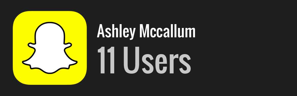Ashley Mccallum snapchat