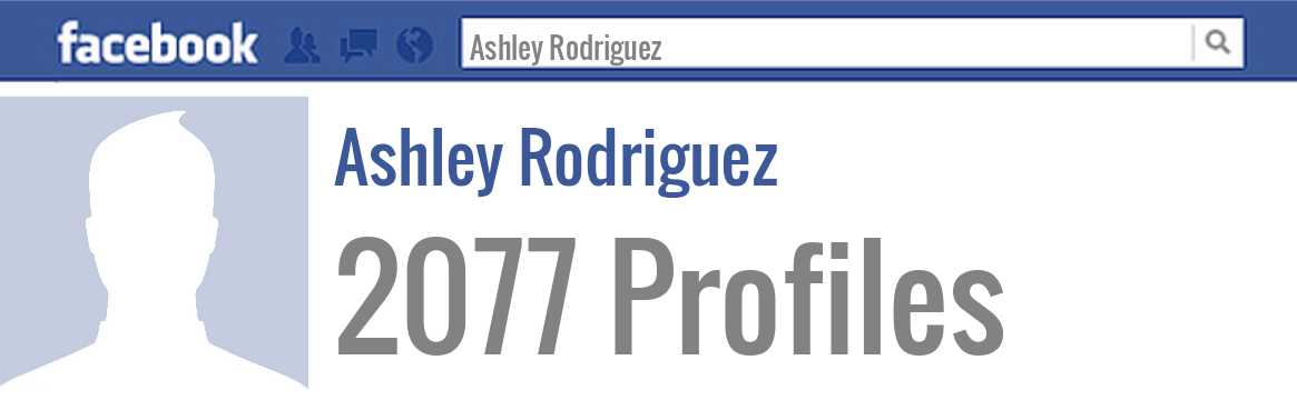 Ashley Rodriguez facebook profiles