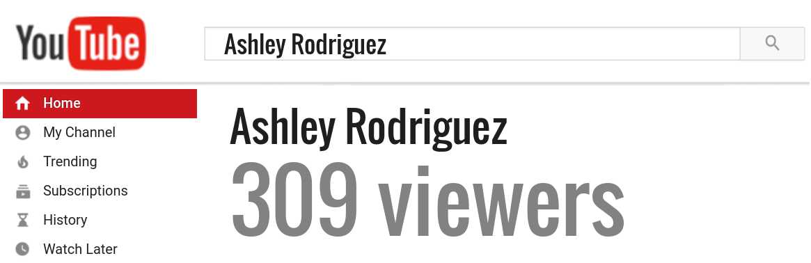 Ashley Rodriguez youtube subscribers