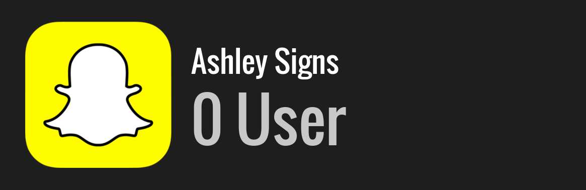 Ashley Signs: Background Data, Facts, Social Media, Net Worth and more!