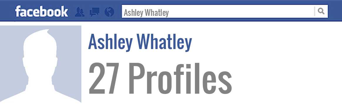 Ashley Whatley facebook profiles