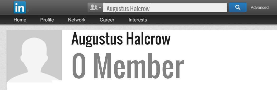 Augustus Halcrow linkedin profile