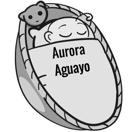Aurora Aguayo sleeping baby