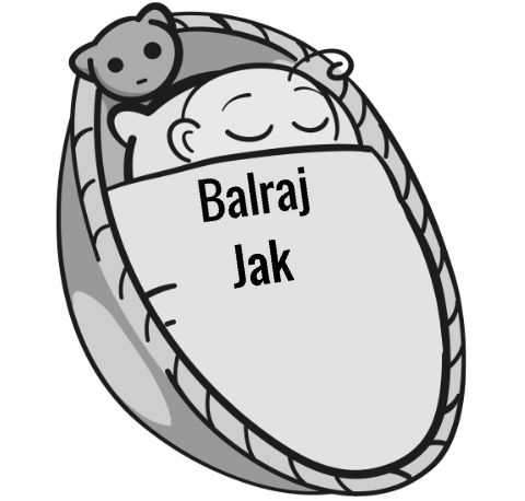 Balraj Jak sleeping baby