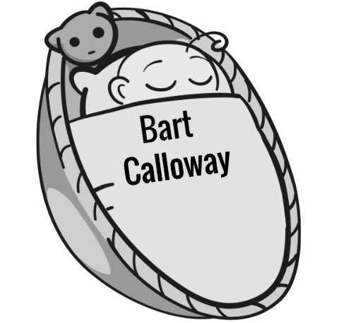 Bart Calloway sleeping baby