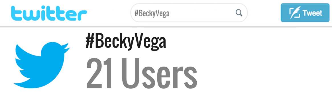 Becky Vega twitter account
