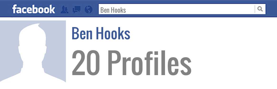 Ben Hooks facebook profiles
