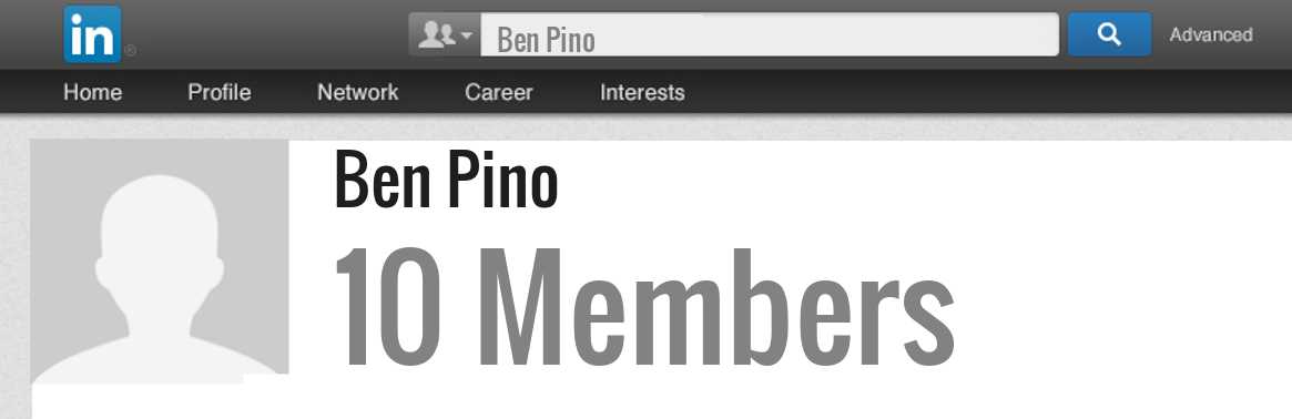 Ben Pino linkedin profile