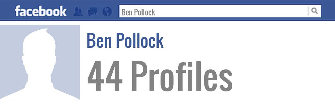 Ben Pollock facebook profiles