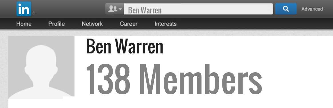 Ben Warren linkedin profile