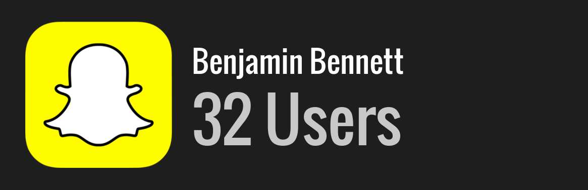 Benjamin Bennett snapchat