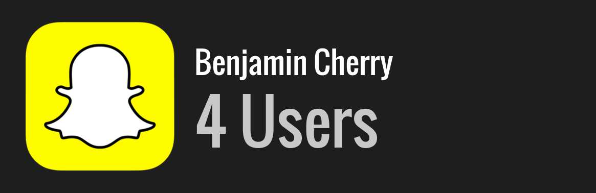 Benjamin Cherry snapchat