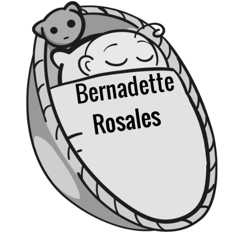 Bernadette Rosales sleeping baby