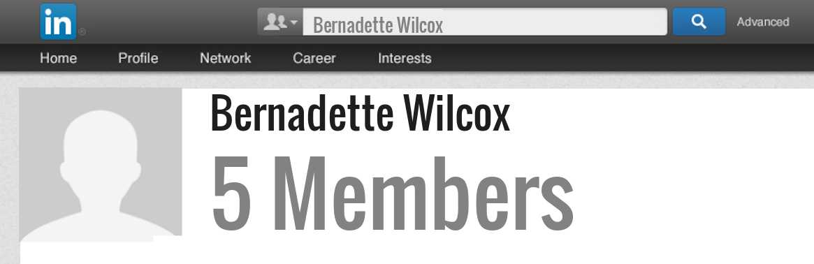 Bernadette Wilcox linkedin profile