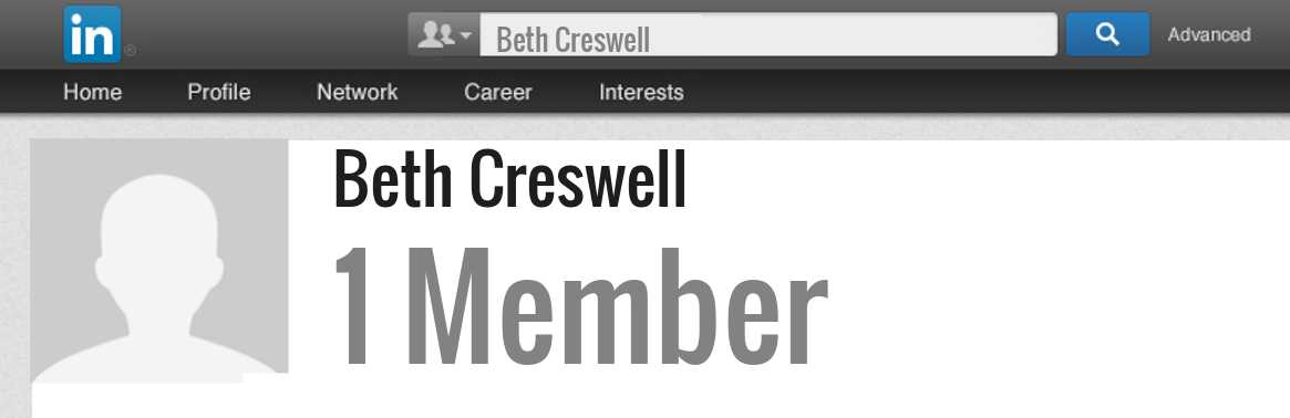 Beth Creswell linkedin profile
