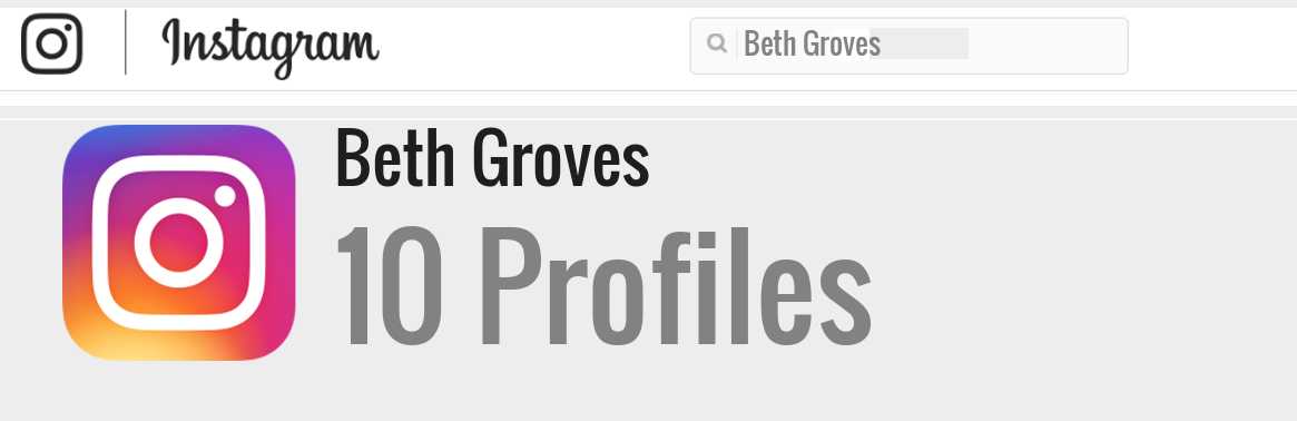 Beth Groves instagram account