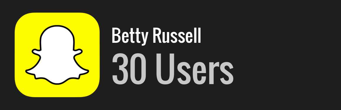 Betty Russell snapchat