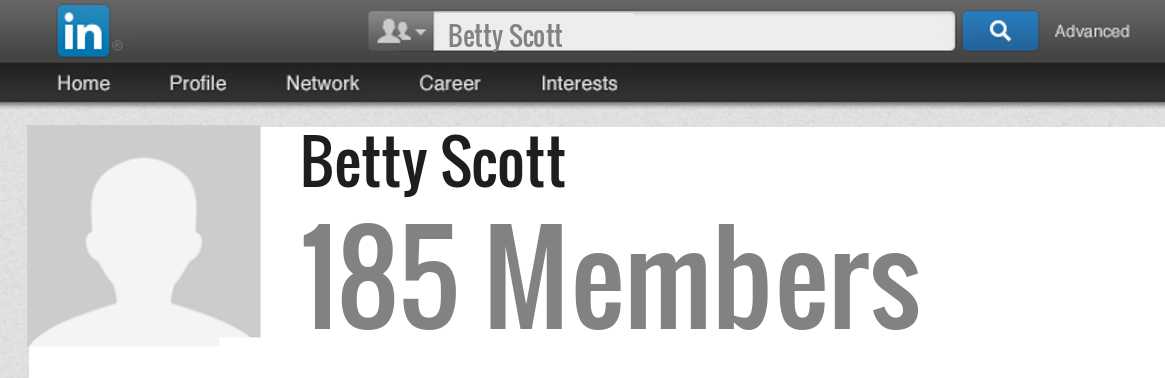 Betty Scott linkedin profile