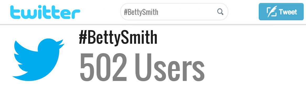 Betty Smith twitter account