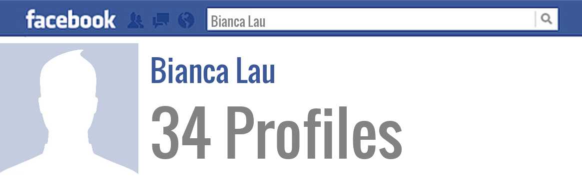 Bianca Lau facebook profiles