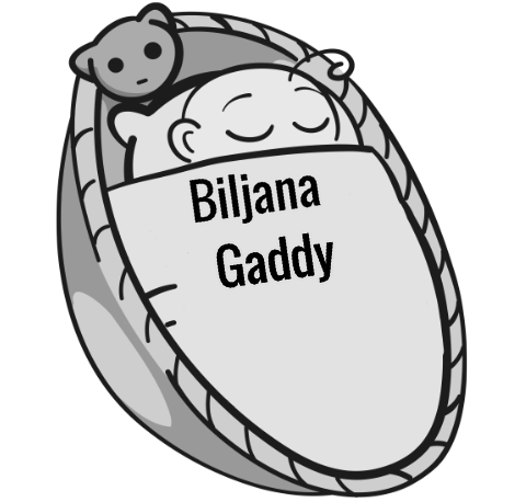Biljana Gaddy sleeping baby