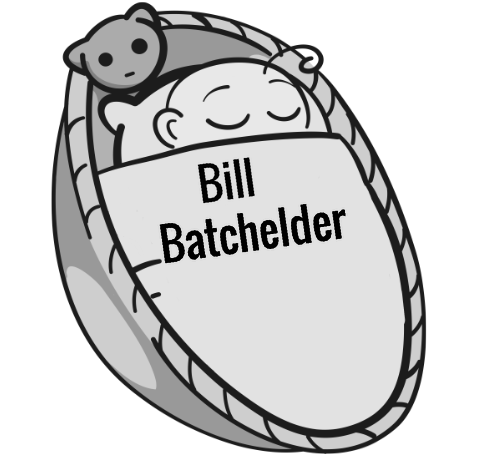 Bill Batchelder sleeping baby