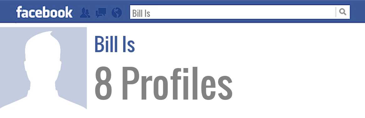 Bill Is facebook profiles
