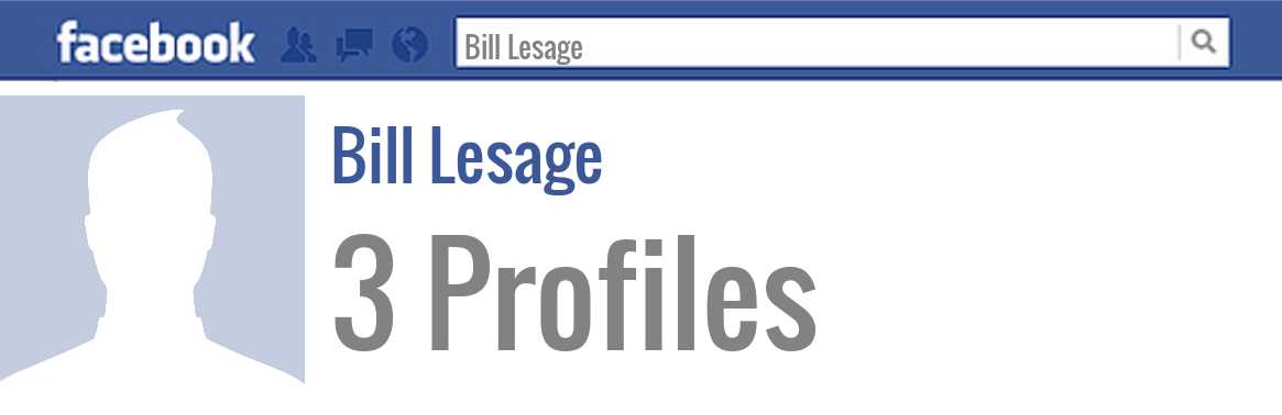 Bill Lesage facebook profiles