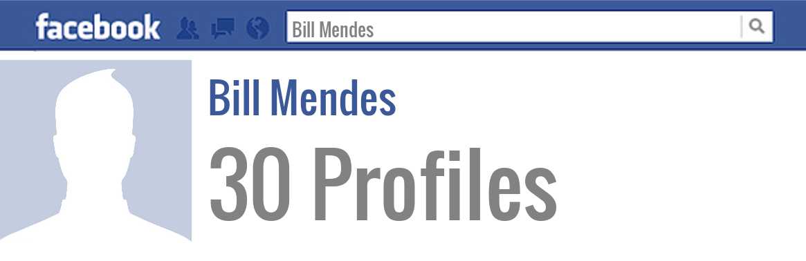 Bill Mendes facebook profiles