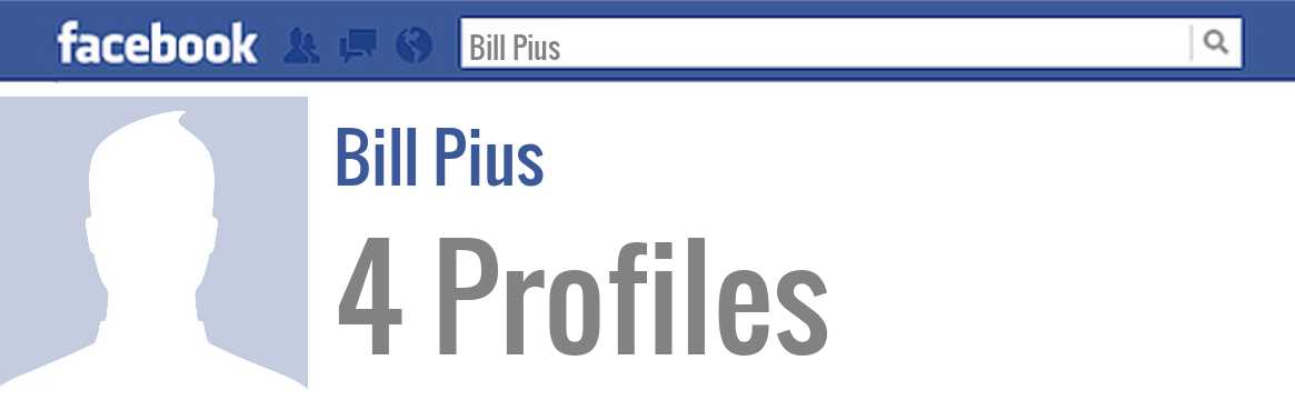 Bill Pius facebook profiles