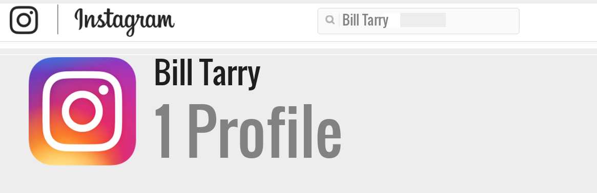 Bill Tarry instagram account