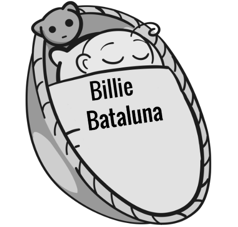 Billie Bataluna sleeping baby