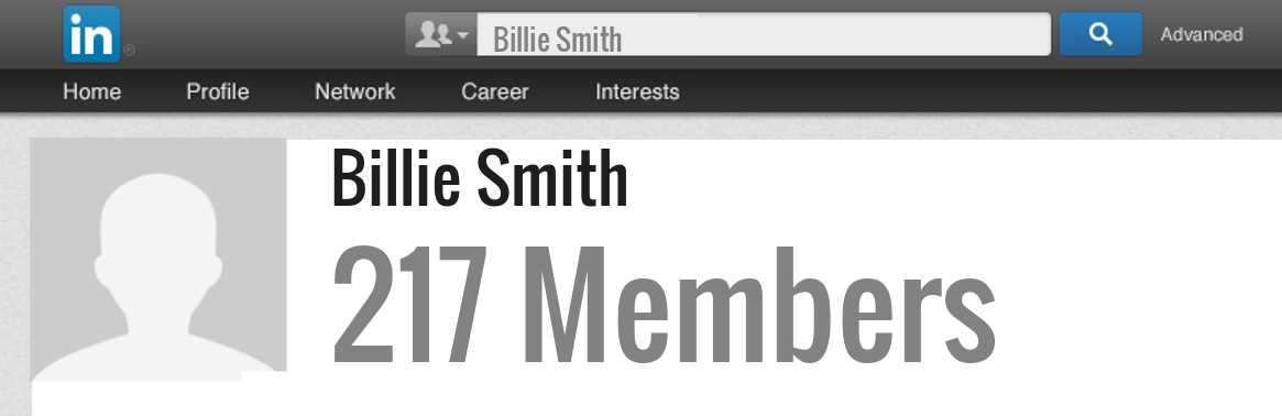 Billie Smith linkedin profile