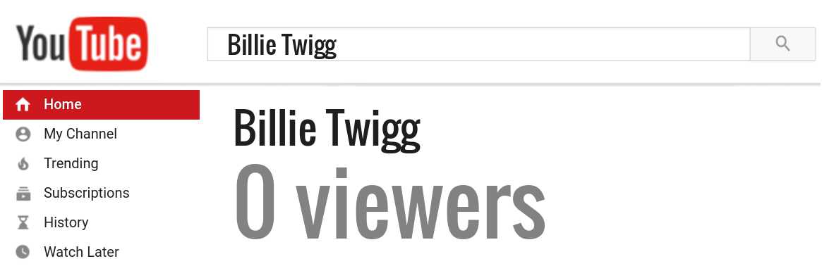 Billie Twigg youtube subscribers