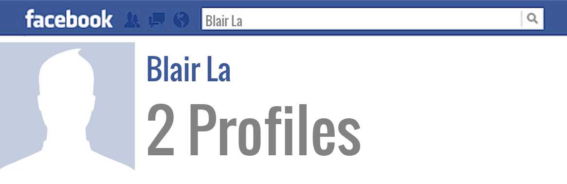 Blair La facebook profiles