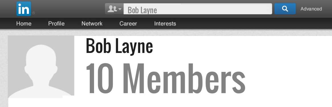 Bob Layne linkedin profile