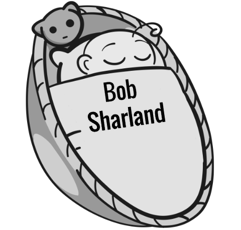 Bob Sharland sleeping baby
