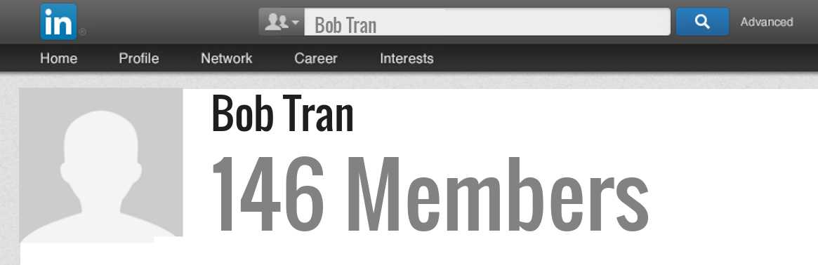 Bob Tran linkedin profile