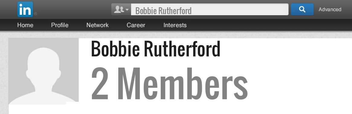 Bobbie Rutherford linkedin profile