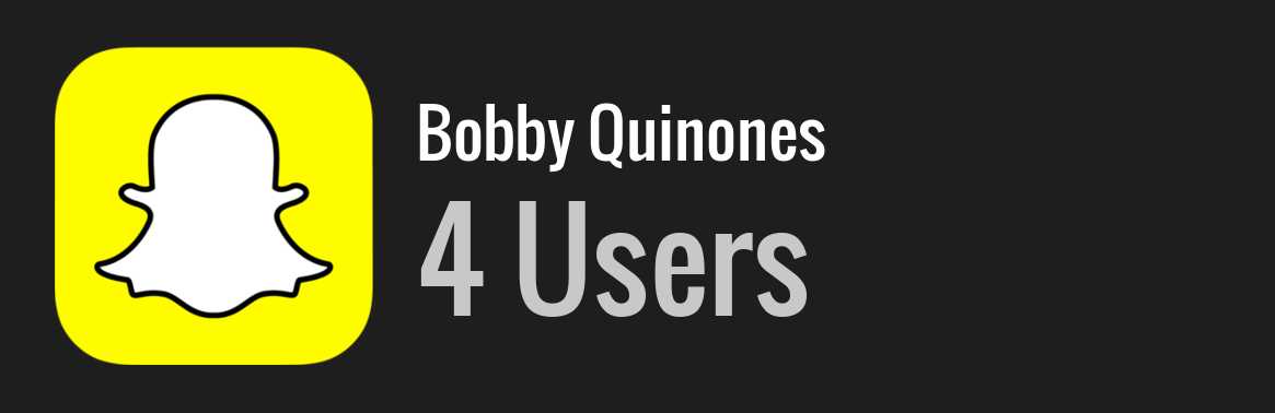 Bobby Quinones snapchat