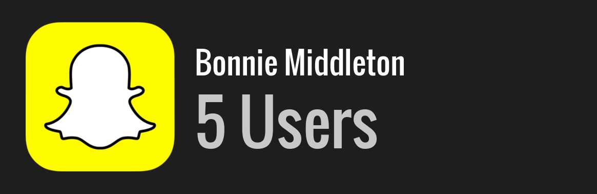 Bonnie Middleton snapchat