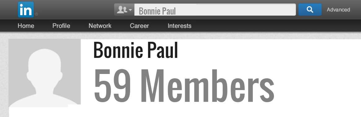 Bonnie Paul linkedin profile