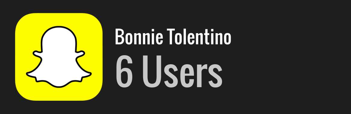 Bonnie Tolentino snapchat