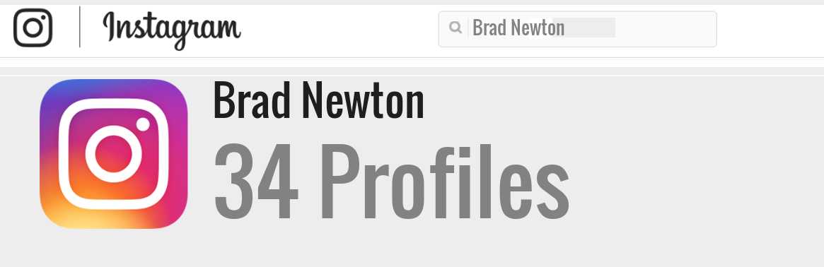 Brad Newton instagram account