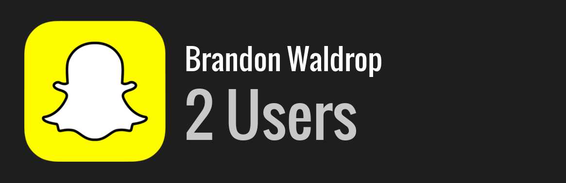 Brandon Waldrop snapchat