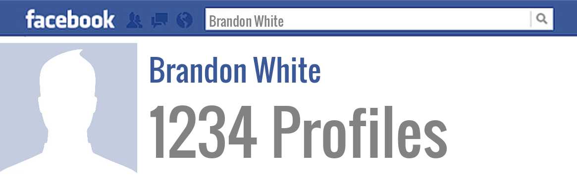 Brandon White facebook profiles