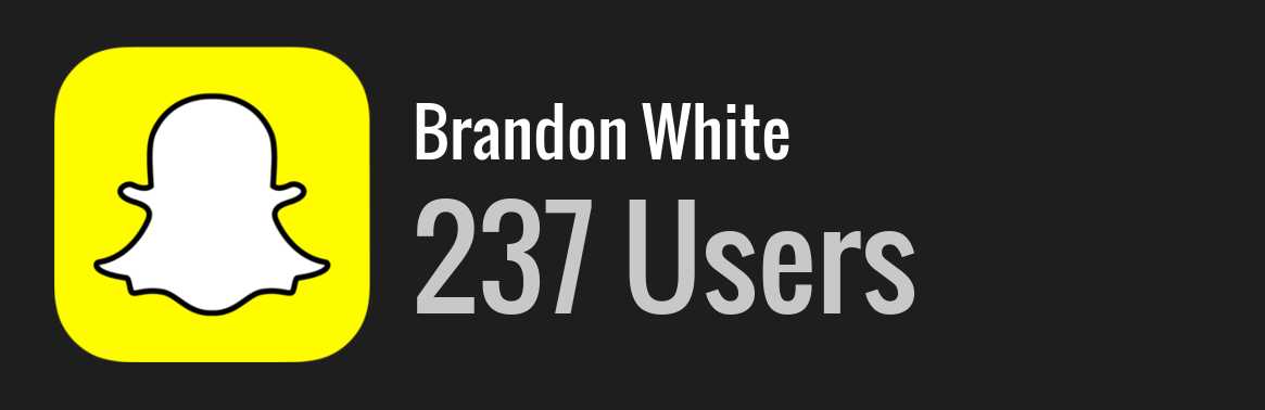 Brandon White snapchat