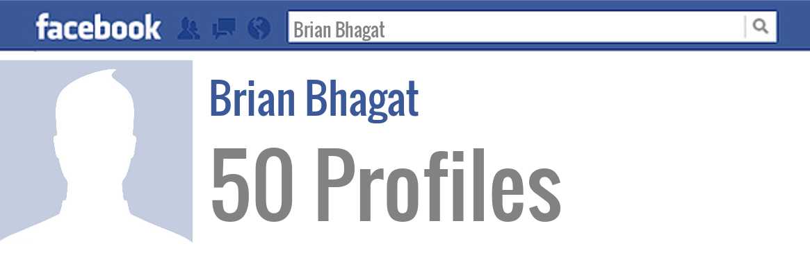 Brian Bhagat facebook profiles