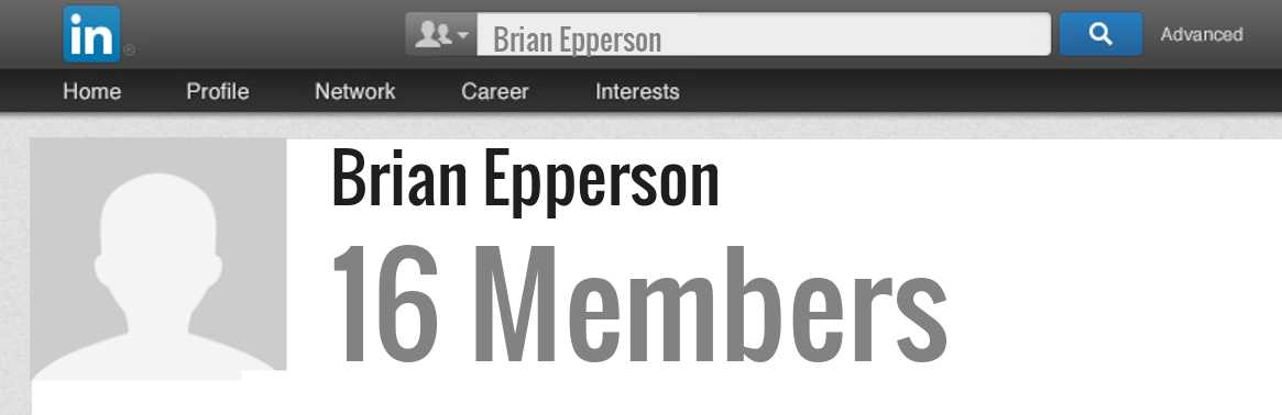 Brian Epperson linkedin profile
