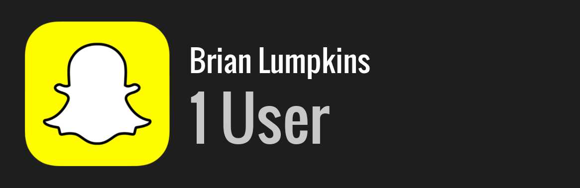 Brian Lumpkins snapchat